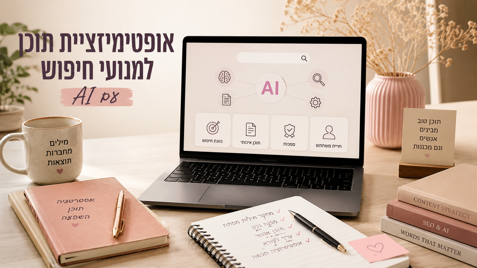 אופטימיזציית תוכן למנועי חיפוש עם ai