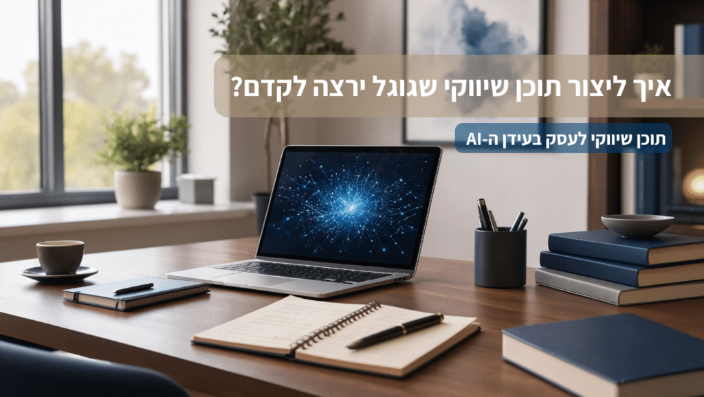 תוכן שיווקי לעסק AI