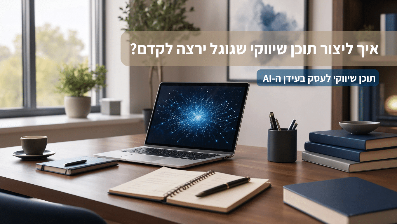 תוכן שיווקי לעסק AI